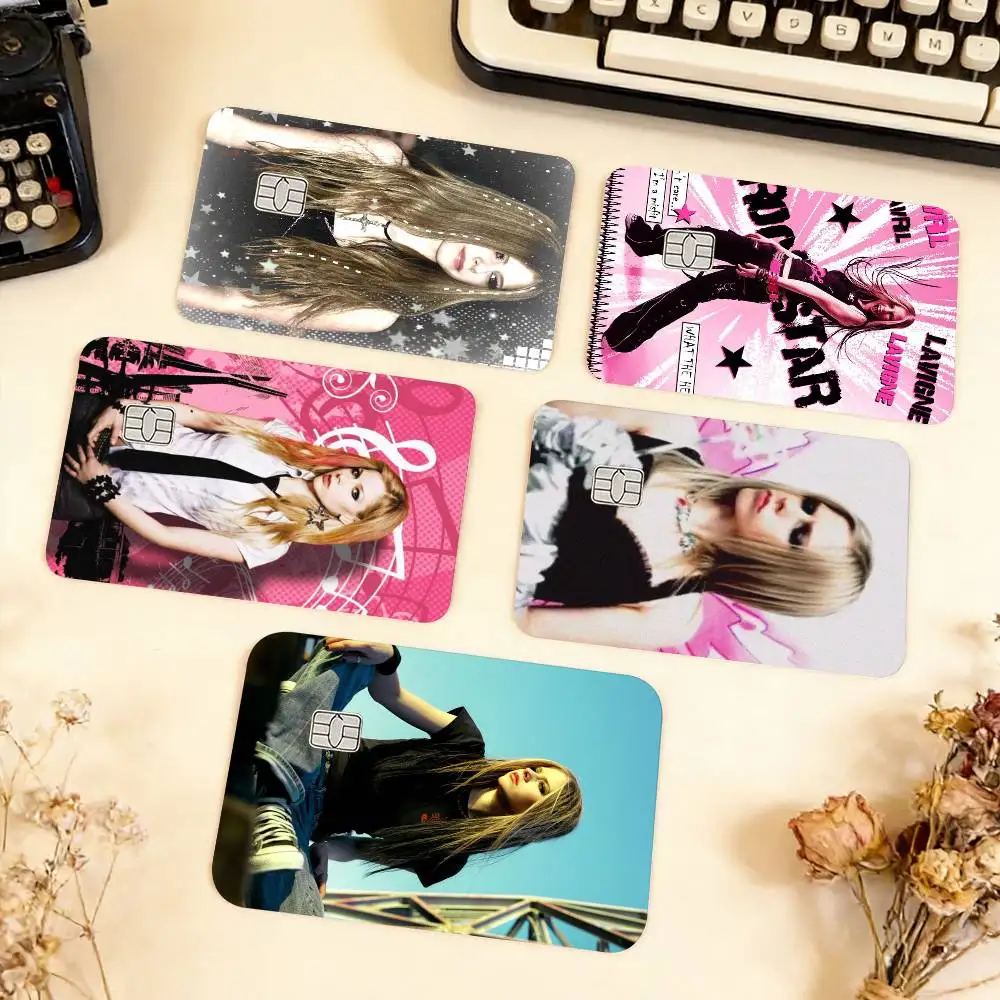

Avril Lavigne Waterproof Film Skin Cover Credit Card Stickers Debit Front Bank Bus Pass