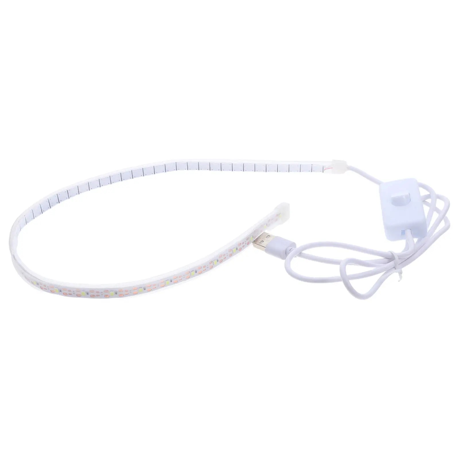 50Cm Soft Illumination Woodwind Repair Light Strip for Saxophone Flute Clarinet Oboe Leak Detection Instrument USB Powered