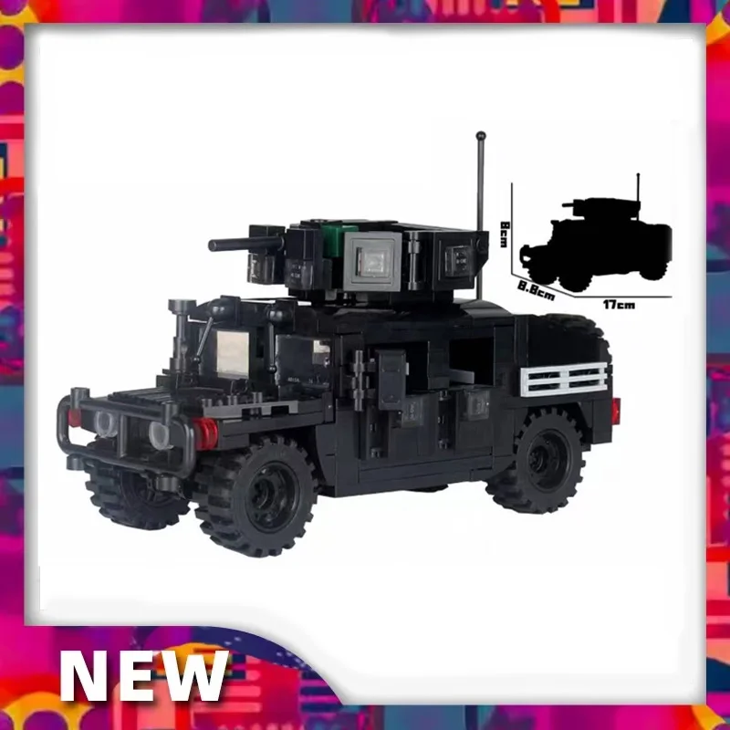 

On sale! Military armored vehicle Bricks personnel carrier patrol SWAT Army Soldiers figures Accessories 4X4 off road Gifts DIY