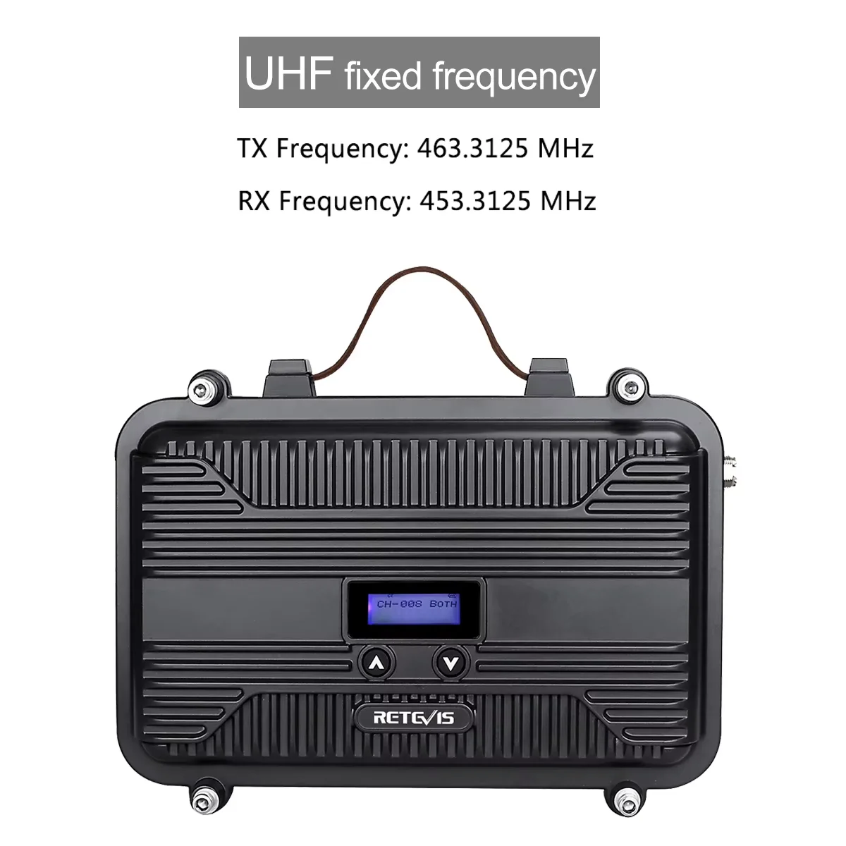 Retevis RT97P 10W Anpassbarer DMR Digitaler Repeater Vollduplex Zwei-Wege-Funkgerät Repeater LCD Mini VHF für Walkie-Talkie
