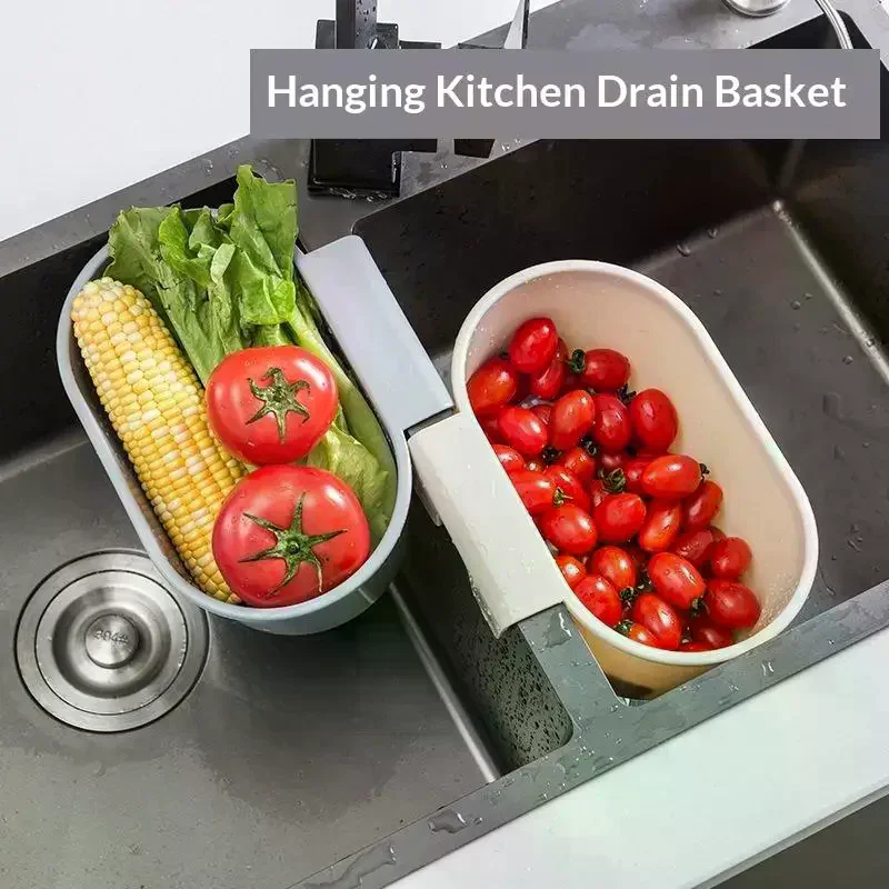 Kitchen Selfstanding Drain Sink Leftover Soup Juice Garbage Filter Storage Basket