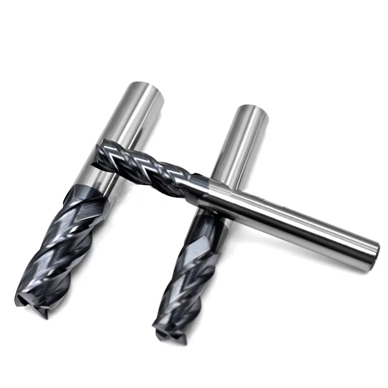 Tungsten Steel Milling Cutter Alloy Coating HRC50 4 Flute Face Mill Metal CNC Cutting tool high quality Milling Tool