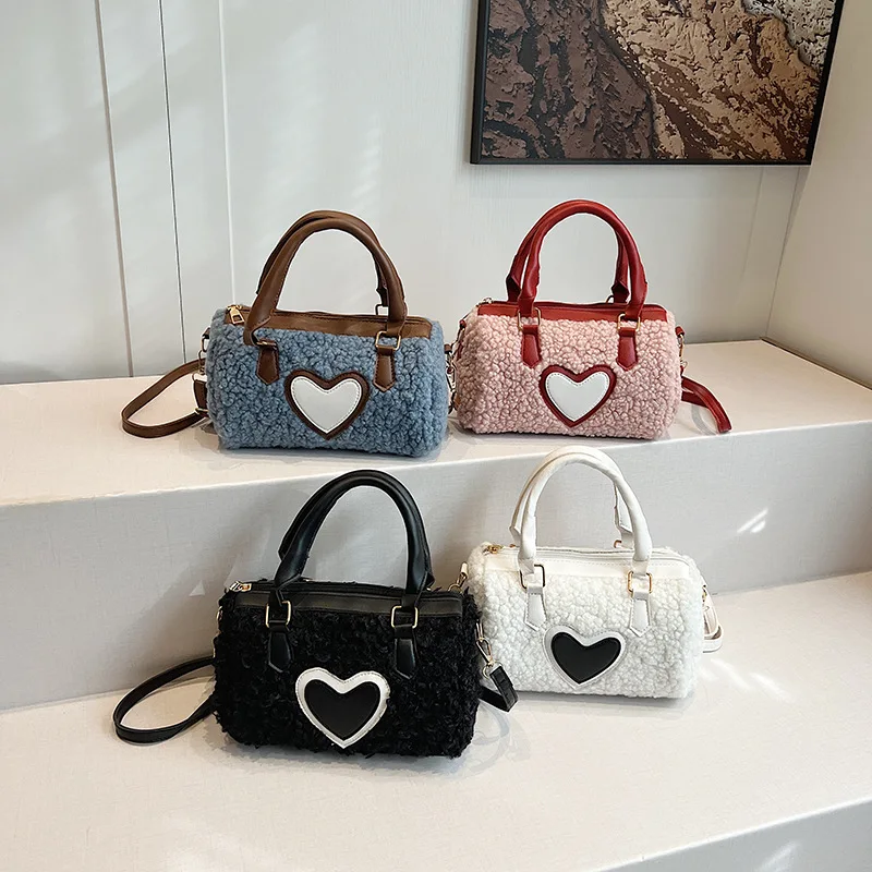 

Плюшевая бархатная сумка через плечо для женщин, большая вместительная повседневная дизайнерская сумка, кошелек и сумки Сумка Женская Сумка Sac