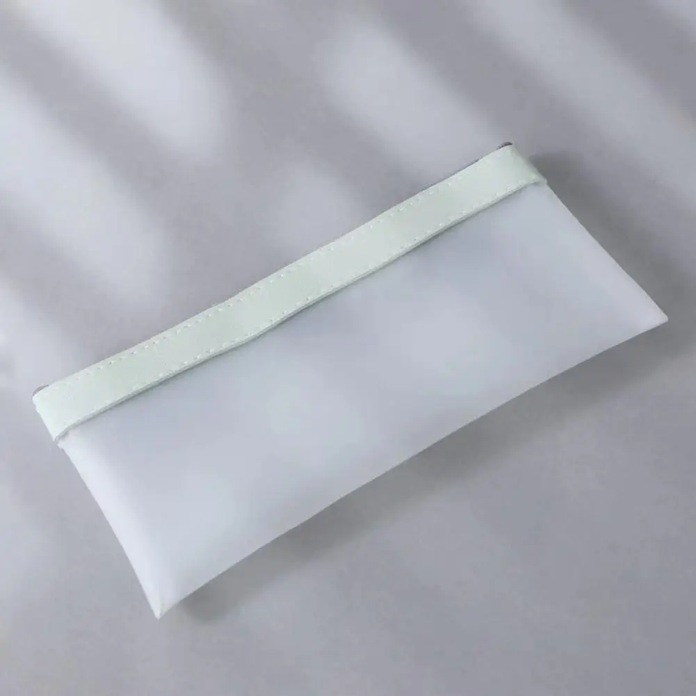 Torebka na suwak przezroczysta piórnik z zapięciem na zamek wodoodporna zapinana ołówkiem etui z zamkiem błyskawicznym pojemność przezroczystego makijażu do szkoły