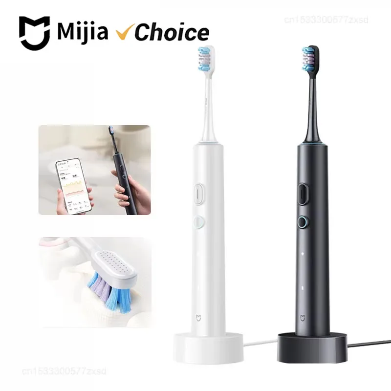 

Mijia T501 Electric Toothbrush Smart Sonic Tooth Brush IPX7 Waterproof Wireless Charging Oral Cleaner for Teeth Whitening