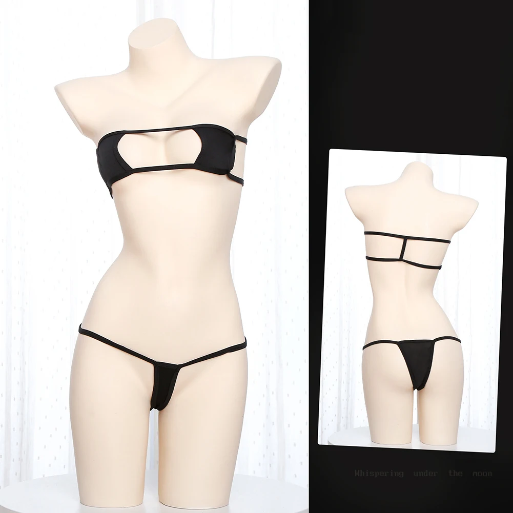 

Female Lingerie Sexy Lingerie Hollow Lingerie Solid Color Vacation Lingerie All Season Beachwear Holiday Lingerie