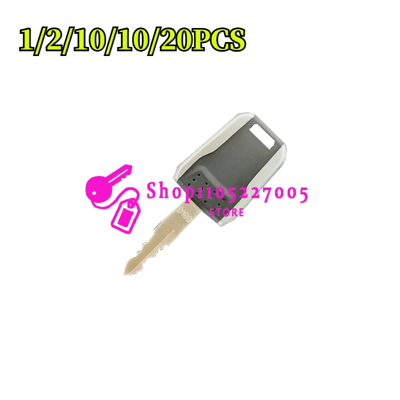1/2/10/10/20PCS D100 Key For Excavator Heavy Equipment Ignition Start Switch Door Lock Fit E80
