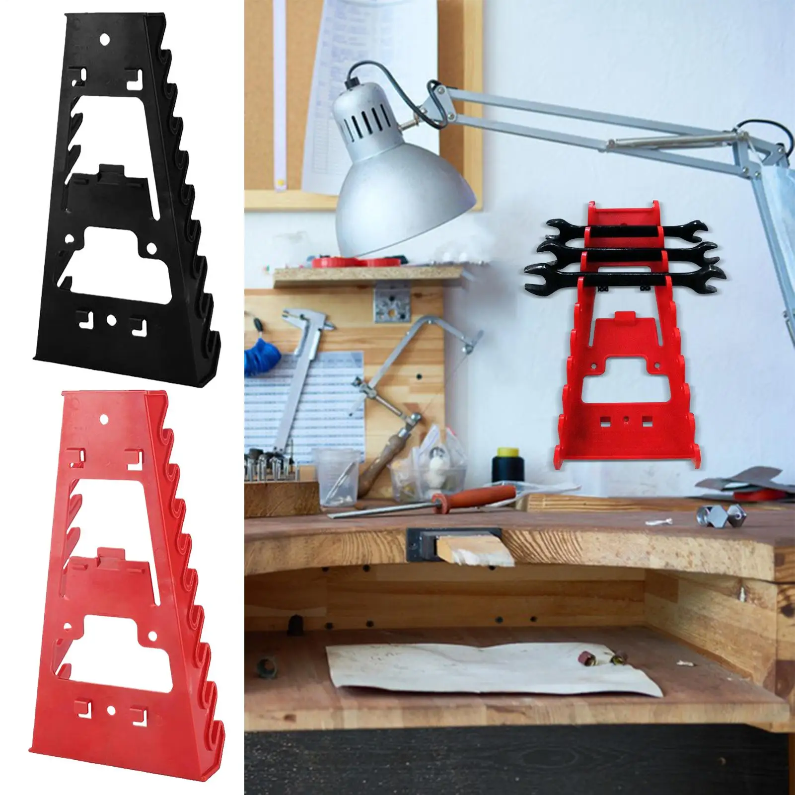 Wrench Organizer Heavy-Duty Wrench Rack For Pegboard Save Space Screwdriver Organization Tool Storage Stand For Shop Garage