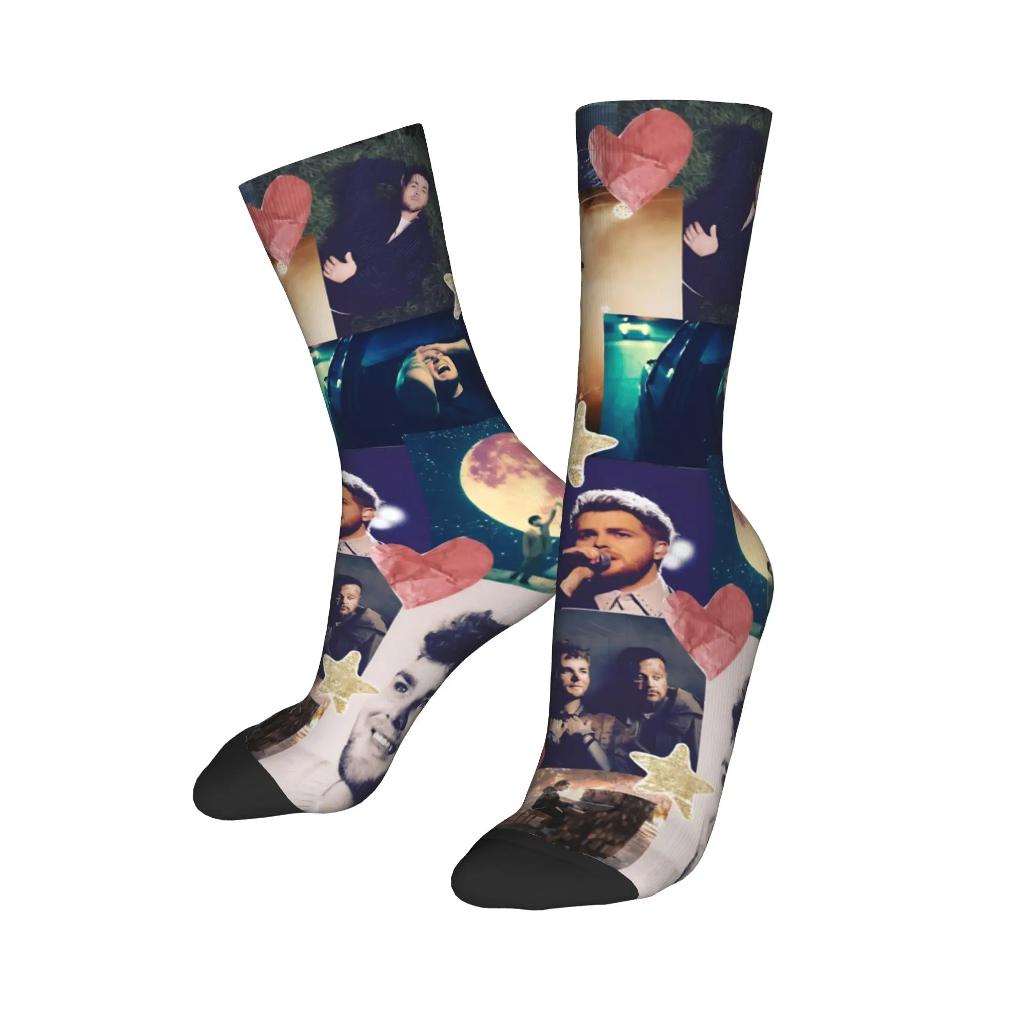 أليكس وارن مغني الراب جوارب الرجال الجوارب جودة الجوارب غير رسمية الخريف الرياضة في الهواء الطلق عدم الانزلاق الجوارب المطبوعة هدية فكرة