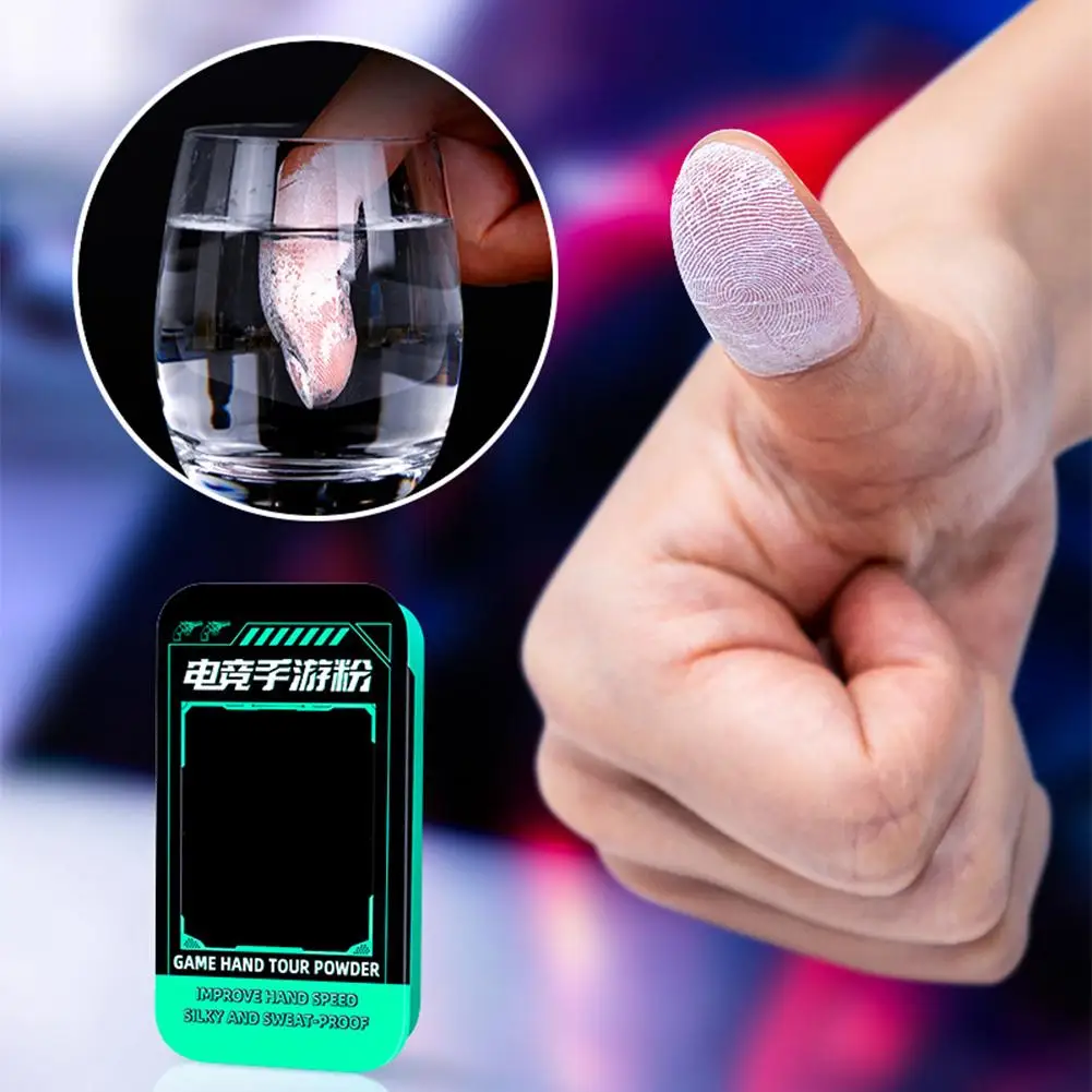 Solid State Mobiele Game Poeder Vinger Cover Anti Zweet Game Solid Touch Break State Game Anti Anti Artefact Slip Mobiele Cre C0Z7