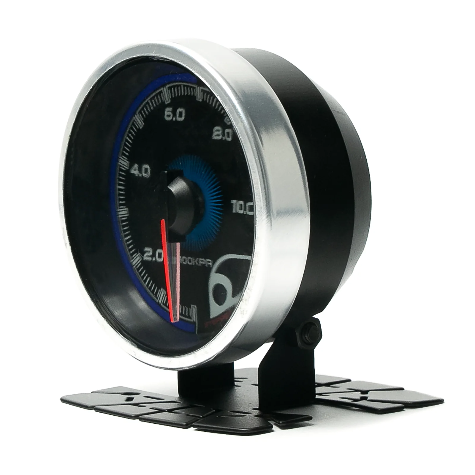 유니버설 오토 12V 7색 레이싱카 부스트 게이지 60mm 자동차 터보 부스트 게이지 -1-3.0 BAR 도피 게이지