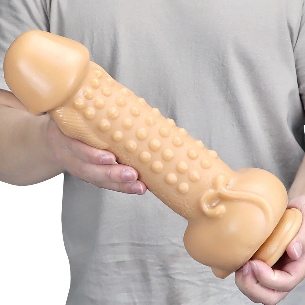 Newest! Big Bald Head Dildo For Female Masturbation Male Prostate Massage Anal Plug SM Fisting Sex Toy Adult Products