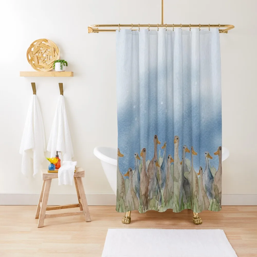 

Duckies in a Field Shower Curtain Elegant Bathroom Bathroom Shower Set Luxury Bathroom Shower Curtain