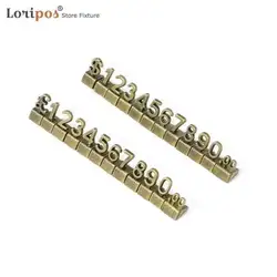 10pcs Numbers Adjustable Price Cube Letters Assembly Jewelry Watch Shop Display Block Eur Digit Numeral Combined Tag