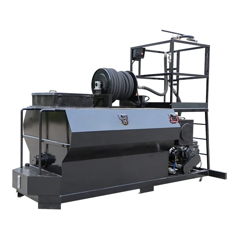 Máquina de pulverização de sementes de grama de 2000 litros, máquina de hidroseeding com reforço de inclinação para venda