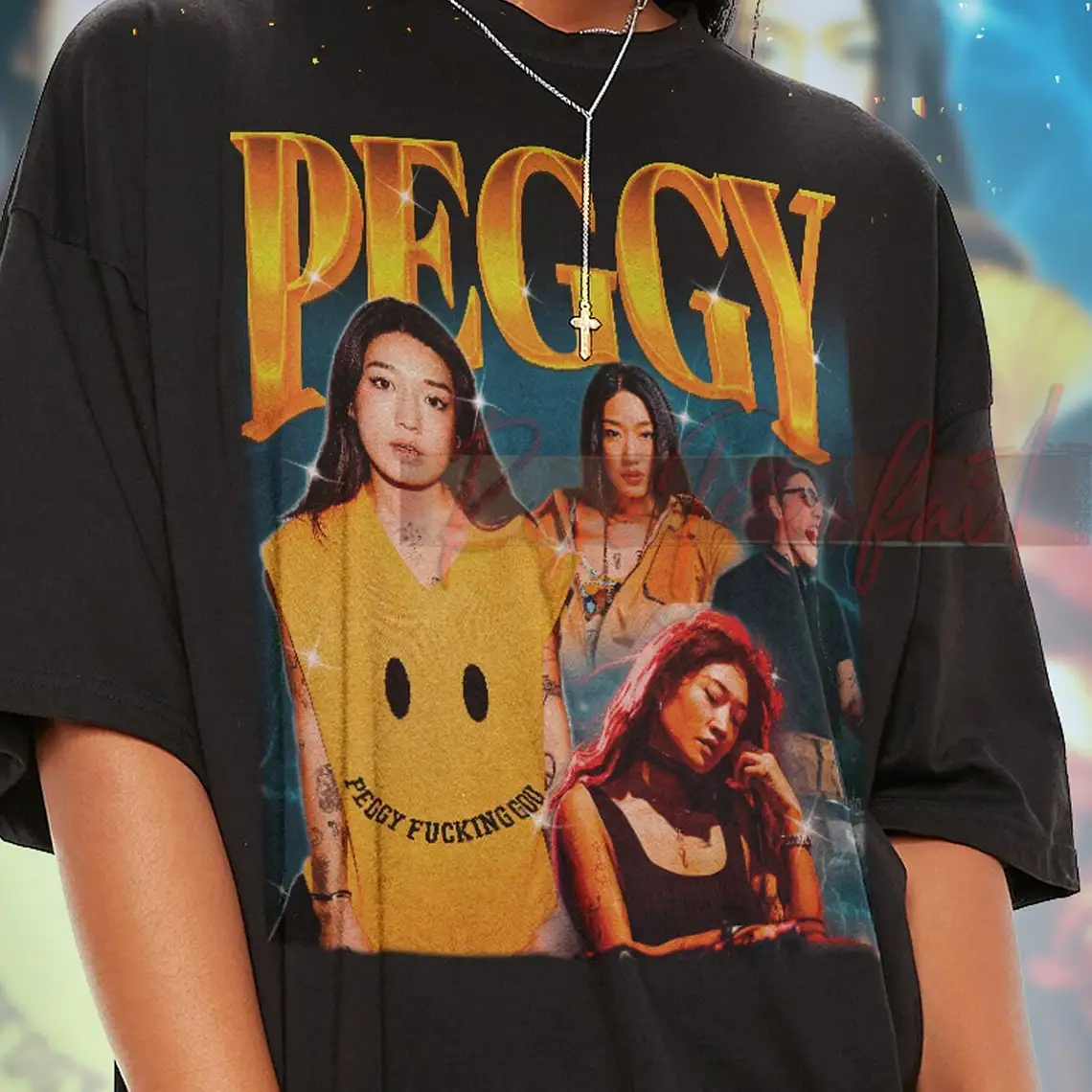 Kim Min-ji PEGGY GOU Vintage Shirt Peggy Gou Homage Tshirt Peggy Gou Fan Tees Peggy Gou Retro 90s Sweater Peggy Gou Merch Gift P