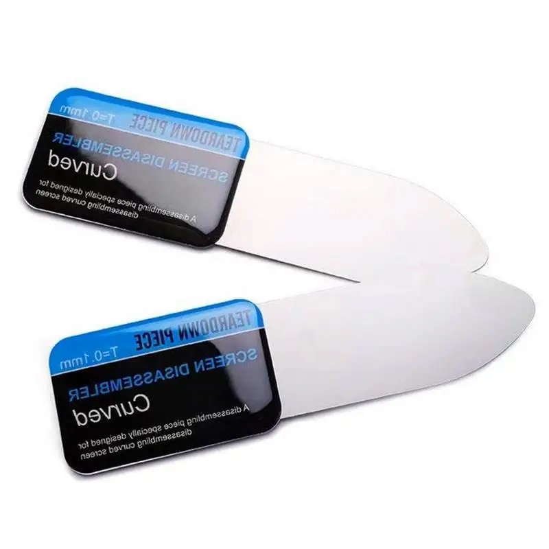 Curved LCD Screen Opening Hand Tools, Mobile Phone Pry Tools, Screen Opener, Telefone Desmontar, Cartão de aço