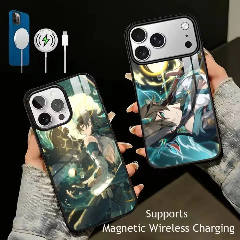 Dan Heng Imbibitor Lunae gift  Phone Case For iPhone17,16,15,14,13,12,11 Plus,Pro Allows magnetic wireless charging