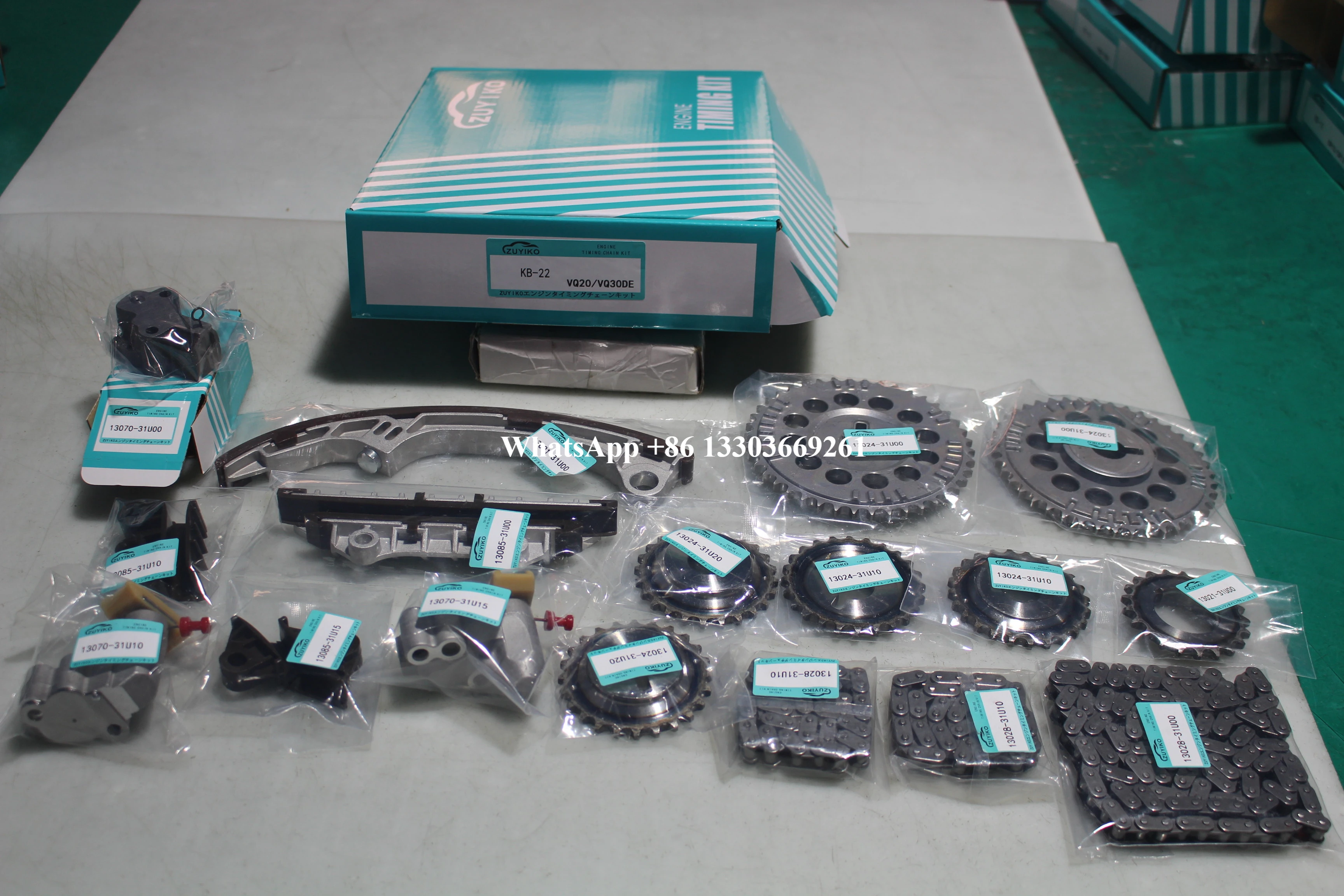 

VQ20DE VQ30DE VQ20 VQ30 TIMING CHAIN KIT FOR NISSAN vq20de vq30de vq20 vq30 engine timing chain set 13028-31U00 KB-22