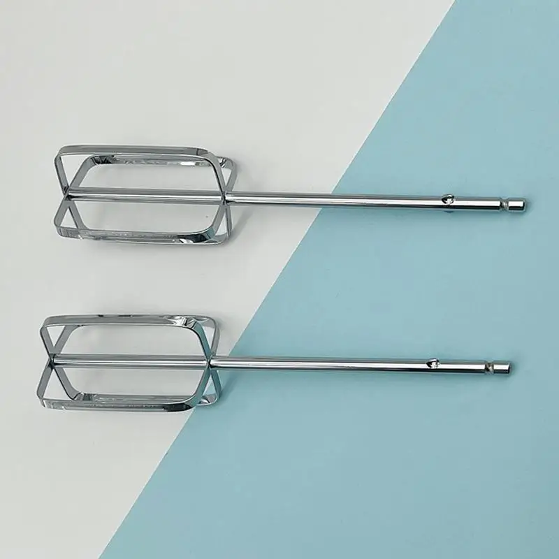 Stainless Steel Hand Mixer Beaters Attachments 2 Set Universal Fit for Electric Mixer Whisk Mixing Kitchen Tasks