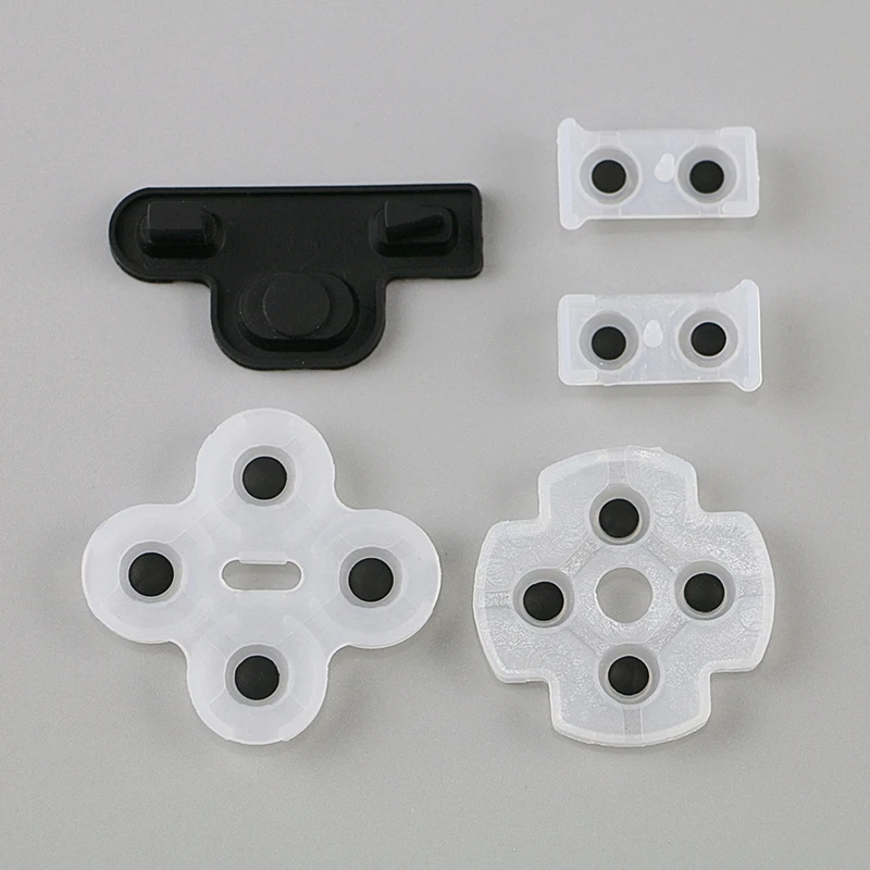 Conductive Rubber Pad ชุดซ่อมสำหรับ PS3Controller แผ่นยางซิลิโคน 5 ชิ้น/เซ็ตเปลี่ยนยางปุ่ม