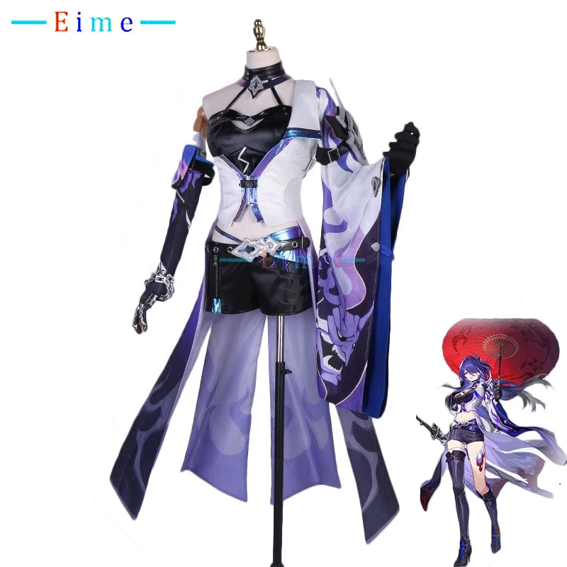 Game Honkai Star Rail Acheron Cosplay Costume Women Cute Party Suit Halloween Carnival Uniforms Anime Clothing Custom Made