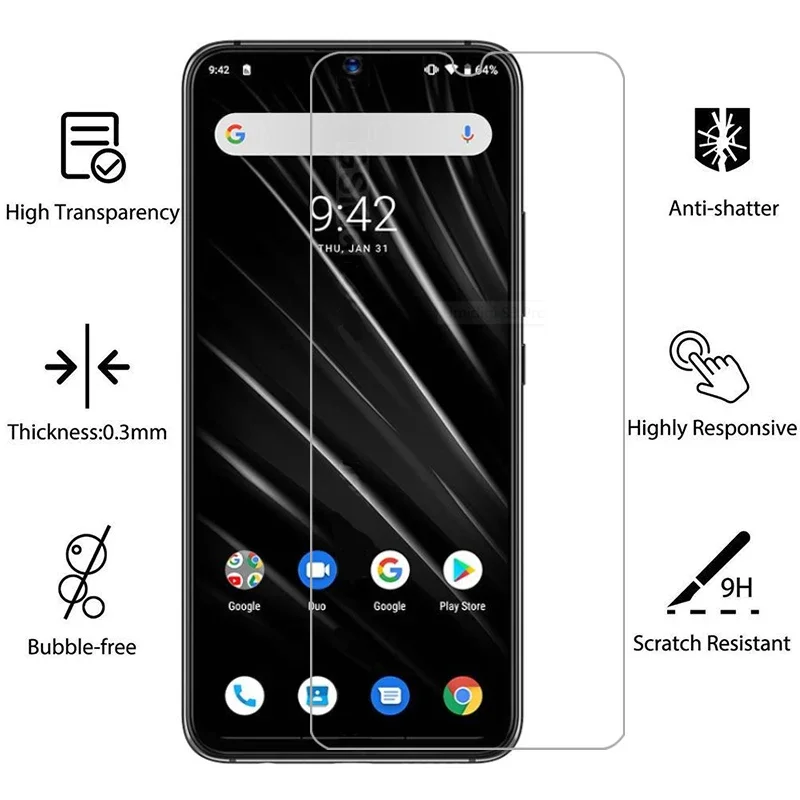 Gehard Glas Screenprotector Voor Umidigi S3 Pro Case Cover Op Umi Digi S 3 3S S3pro 3 Pro 6.3 Beschermende Telefoon Coque Tas 360