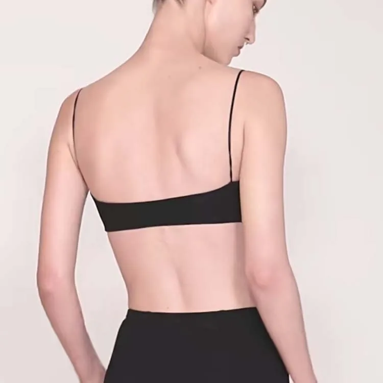 

Sexy Strapl Yoga Sports Bra Women's Fitn Dancewear Cross-Border Sle Summer Nylon Svel Overhead Fitn Bra