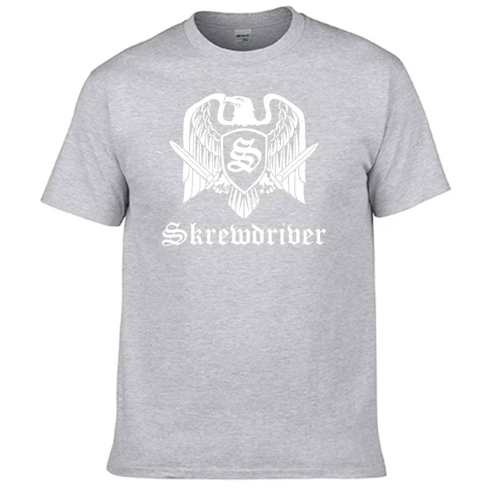 Band Skrewdrivers T Shirt 100% Cotton Men Shirt N018