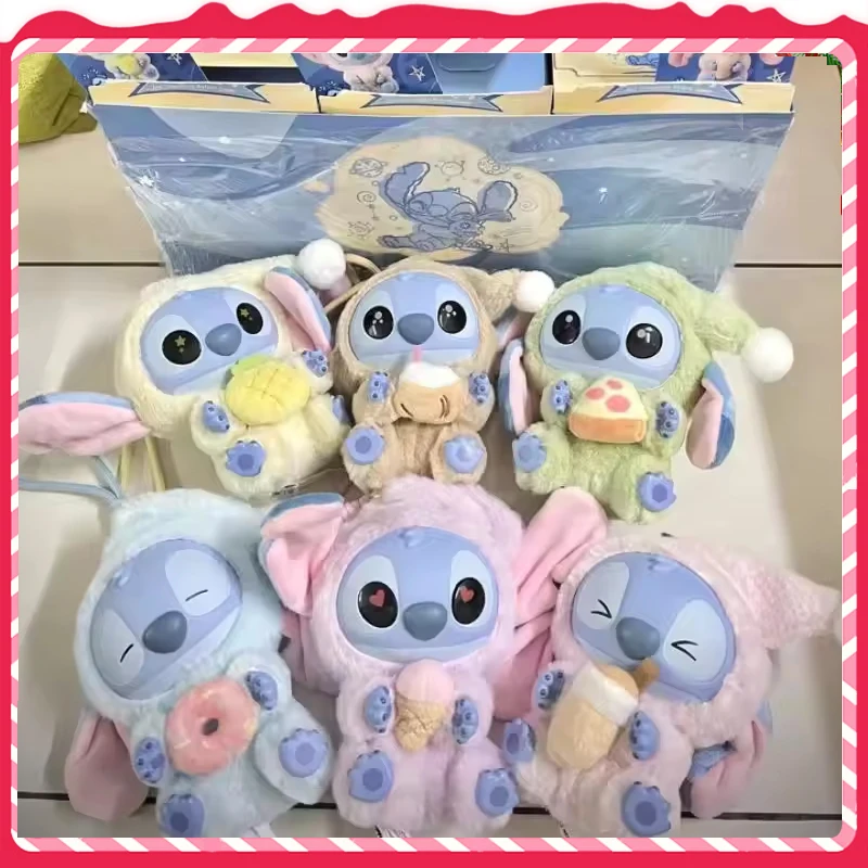 

New Stitch Eat Sleep Vinyl Blind Box Hanging Cute Doll Mystery Toy Plush Figure Holiday Gift Collectible Trendy Toys & Hobbies