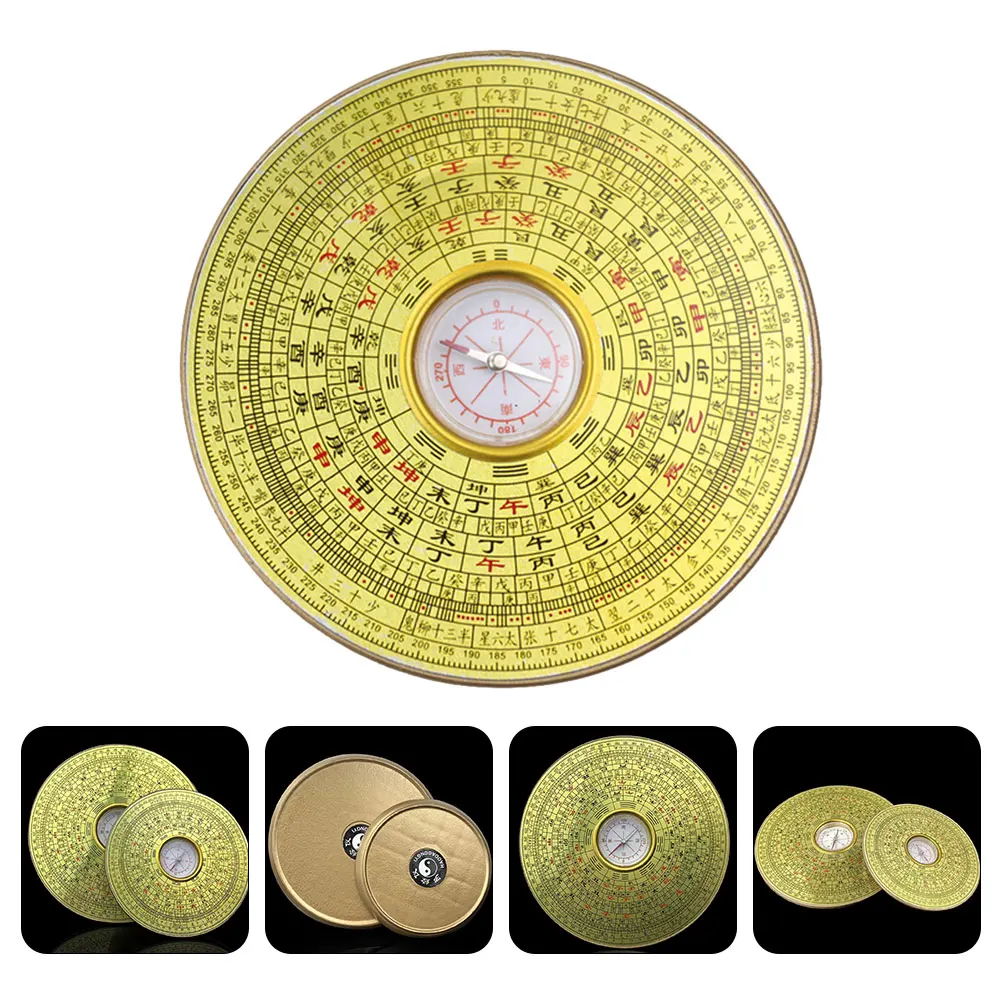 

Alloy Compass nament Retro Style Decorative Item Vintage Chinese Compass Desk Tool Beautiful Hanging Display Decor
