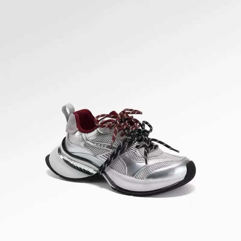 

Fashion Women Shoes Exquisite Lace Chunky Sneakers for Woman Comfortable Outdoor Casual Shoes Designer Shoes Zapatillas De Mujer
