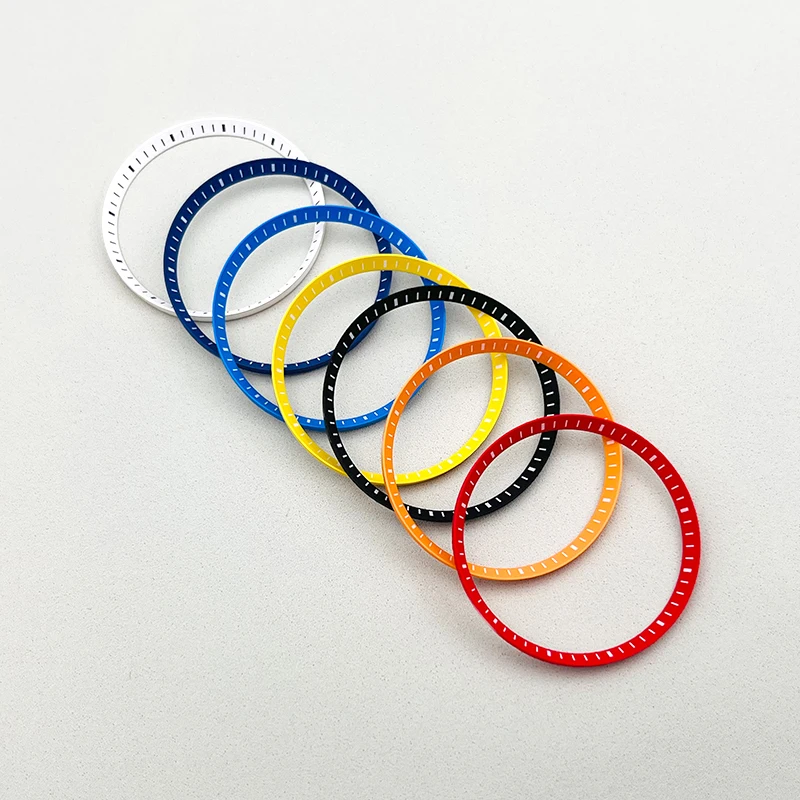 Anelli del capitolo dell'orologio in plastica da 30.5mm diametro interno 27.5mm adatto a Seiko SRPD SKX007 SKX009 SKX011 riparazione della cassa dell'orologio sostituire le parti
