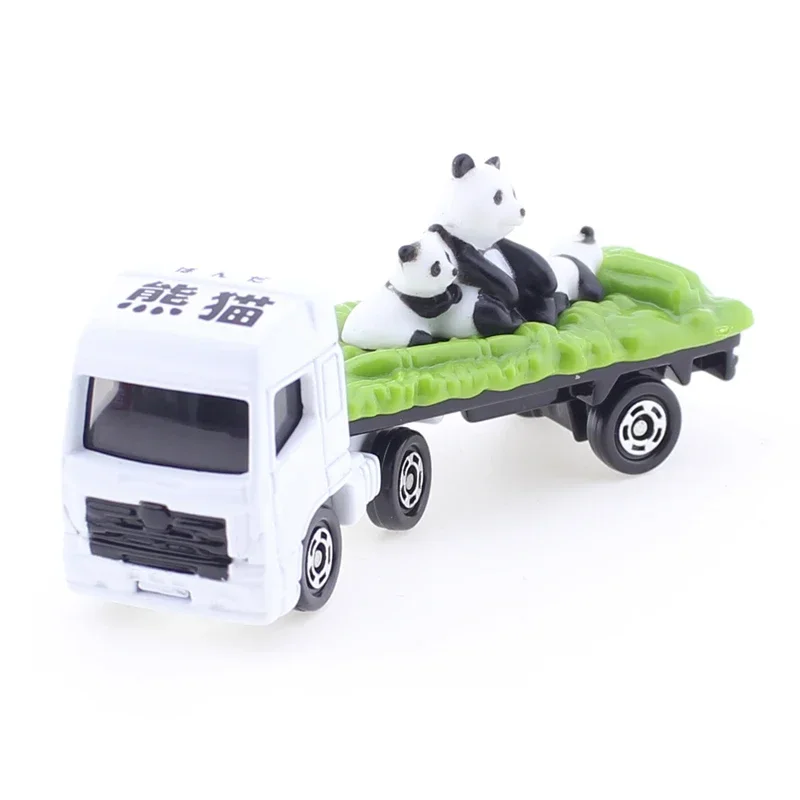 Takara Tomy Tomica No.3 Panda Animal Transport Truck Die-casting Automotive Model Ornaments Cas Toys