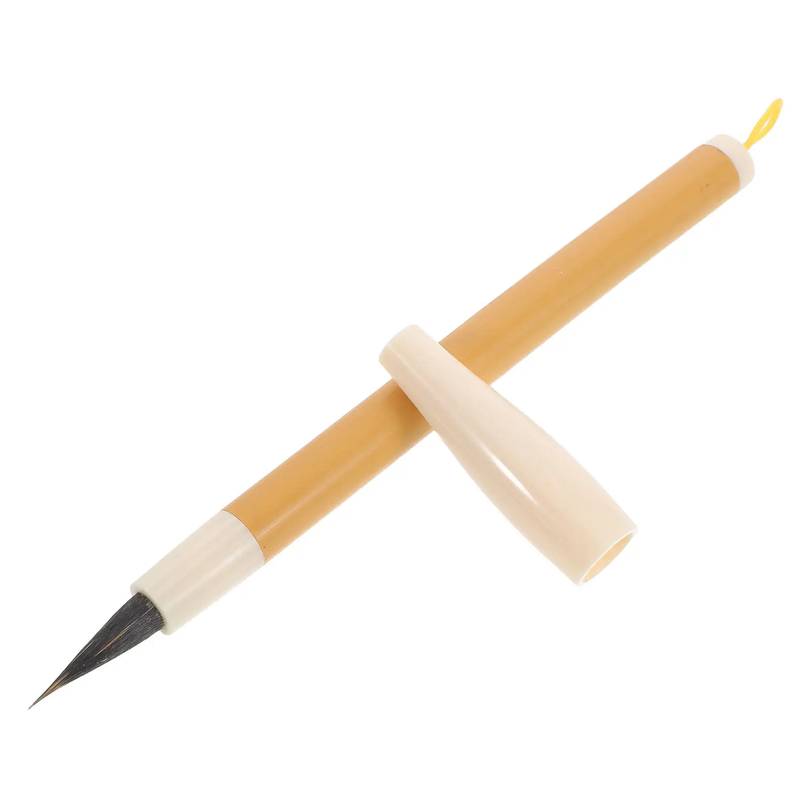 

Кисть для китайской каллиграфии, профессиональная кисть для чернил, бамбуковая ручка, сбалансированный гибкий наконечник для рисования акварелью, художественные принадлежности