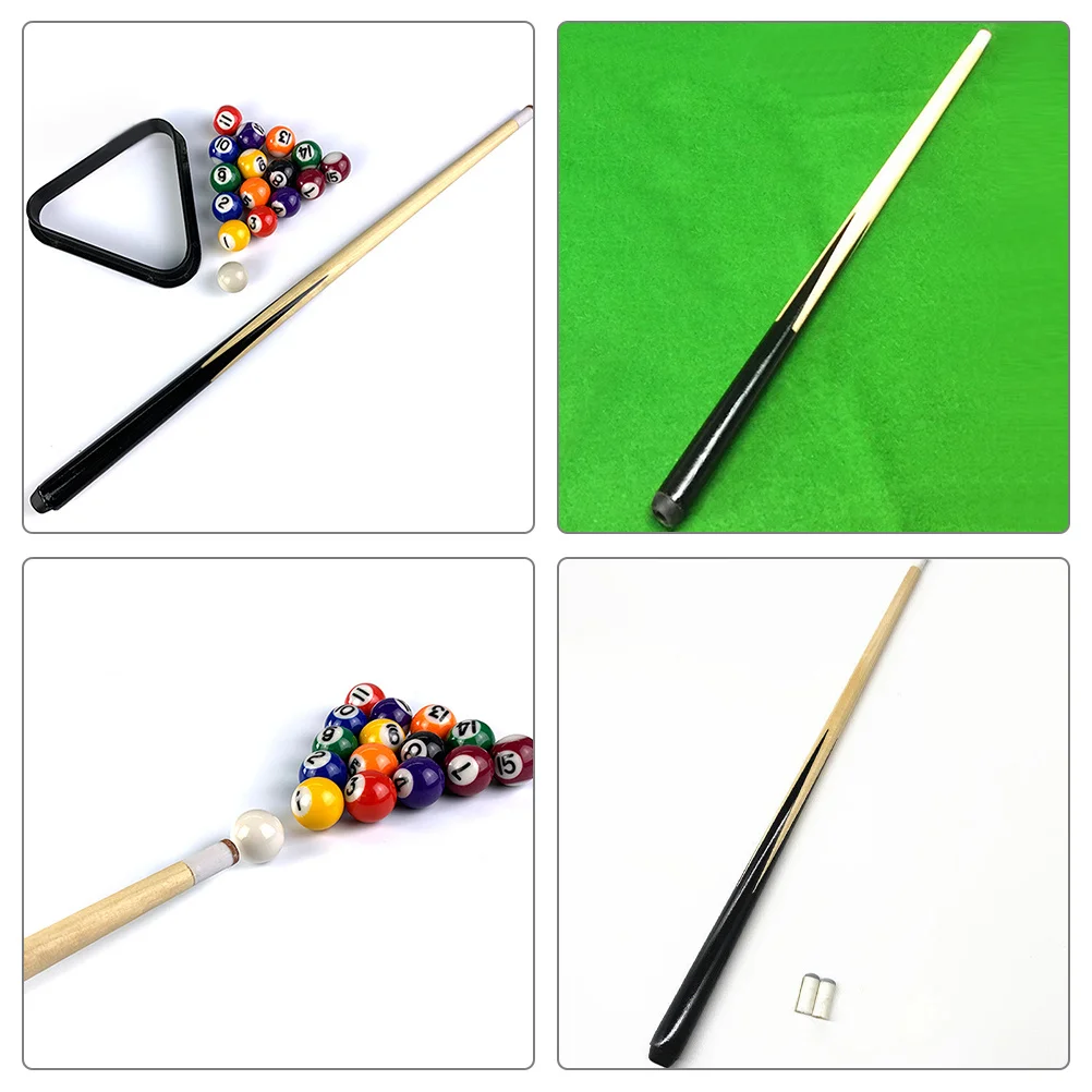 

Short Pool Cue Stick Billiard Cue Wood Material Compact Size Easy to Carry Perfect for Beginners Practice Use