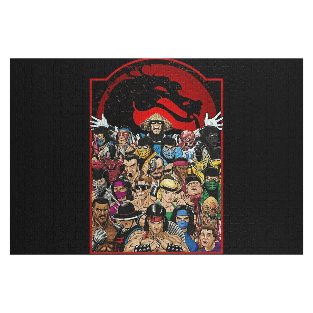 

Mortal kombat игровой g головоломка индивидуальный детский подарок персонализированный для детей аниме-головоломка