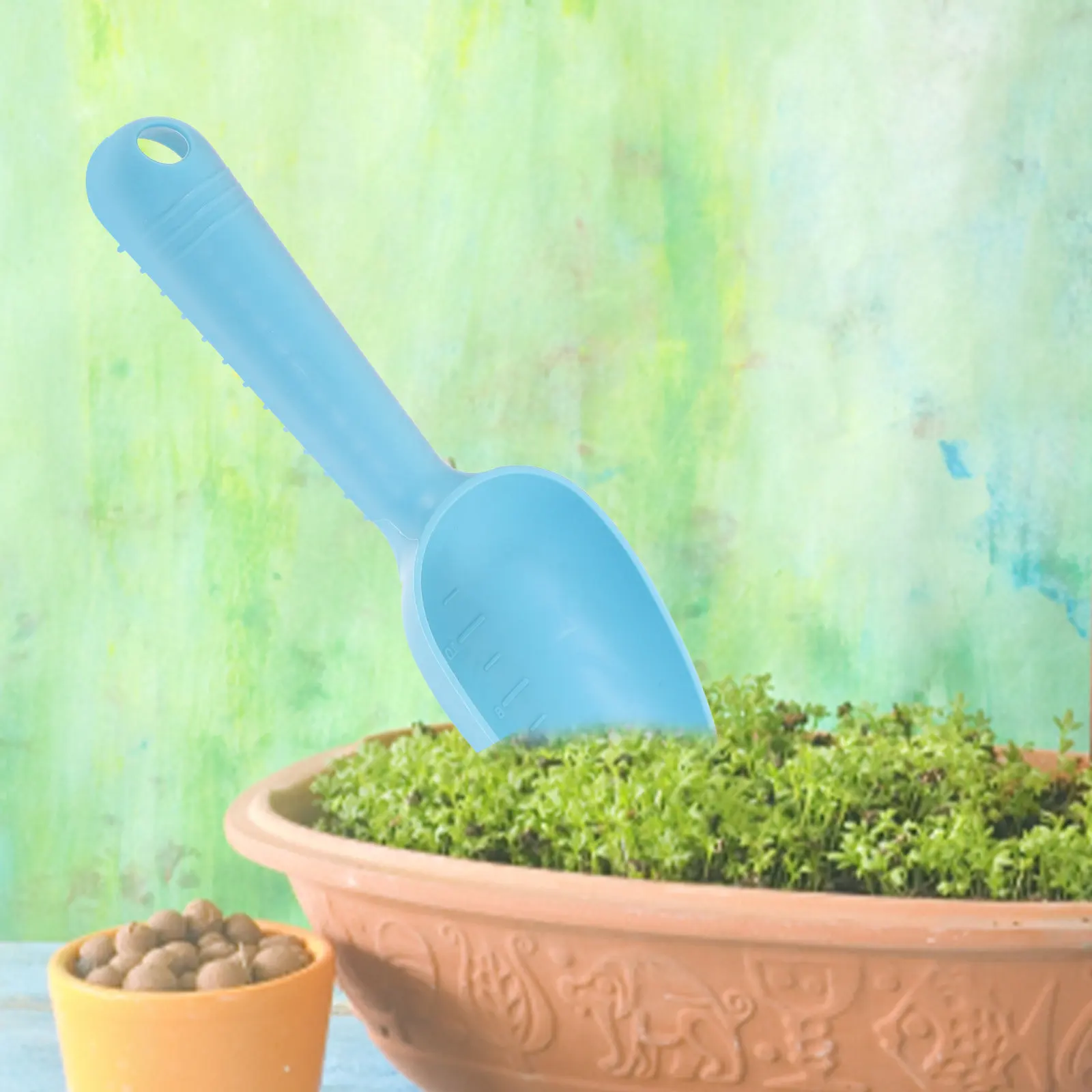 

Набор из 2 легких пластиковых совков для сада с отметками глубины для пересадки растений