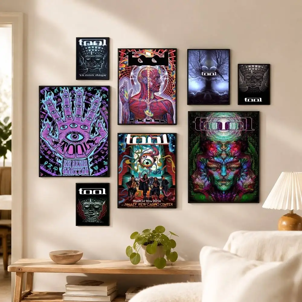 T-Tool B-Band  Poster Waterproof Wall Art Sticker For Bar Living Room Vintage Decor High Quality Print Gift