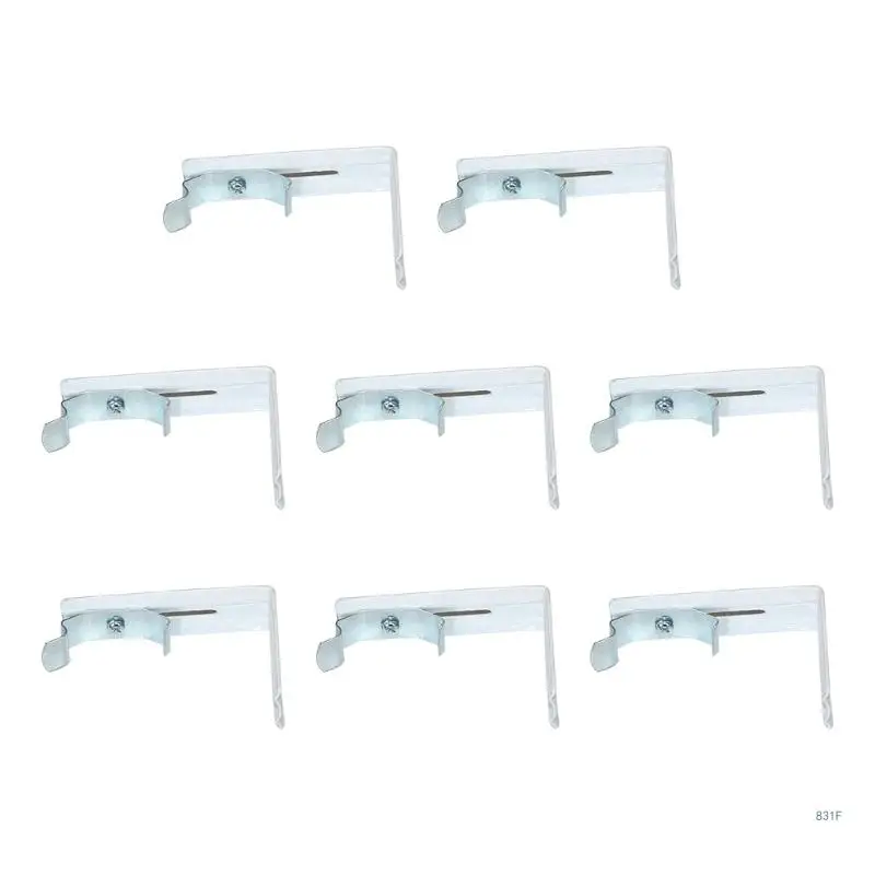 Vertical Blinds L- Shaped Brackets Blinds Curtain Track Mount Brackets Clip Blind Extension Frame Hassle Frees Install