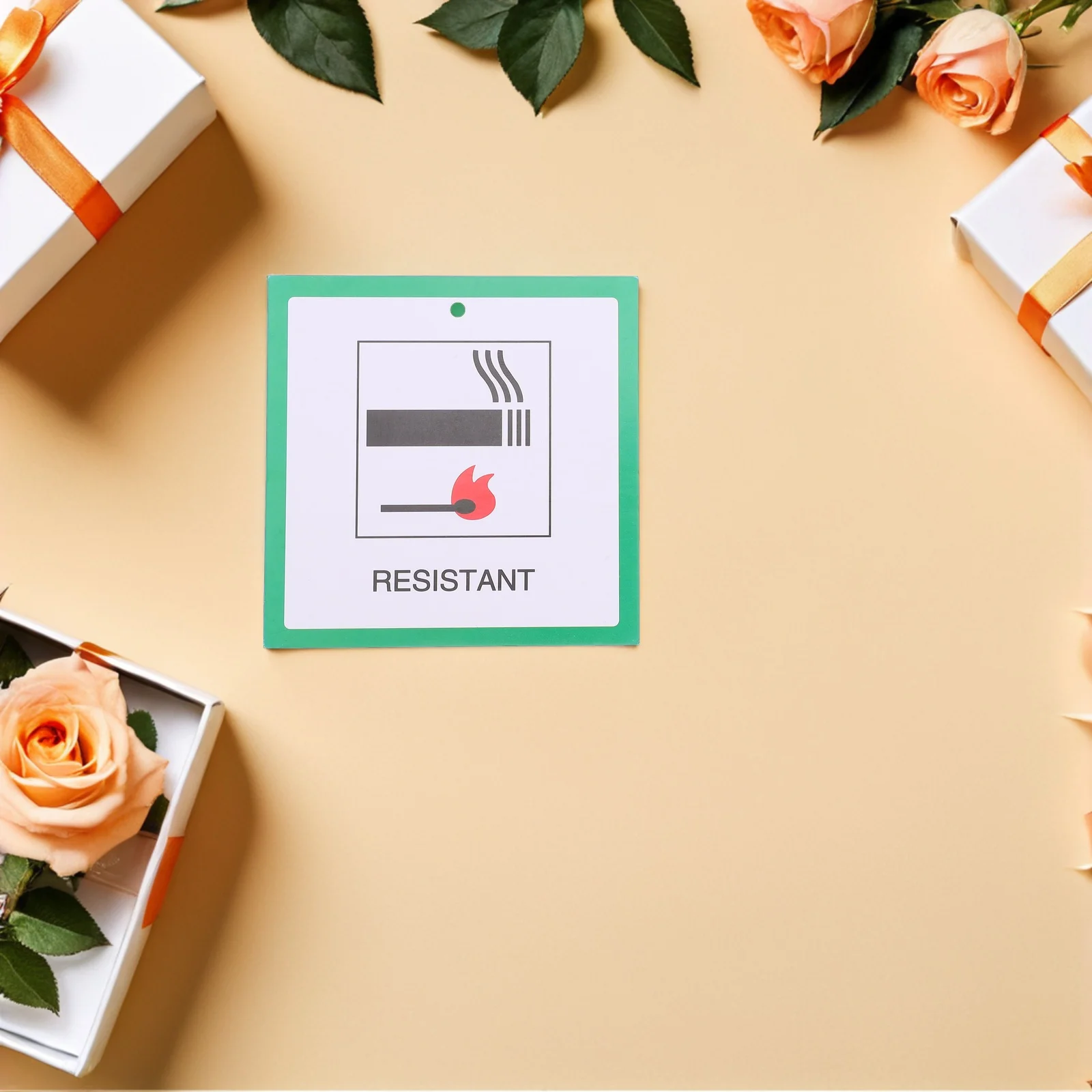 30pcs Fire Safety Labels Flame Retardant Self Adhesive Stickers For Furniture Upholstery Mattress Electrical Surfaces Indoor