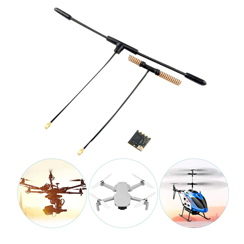 ABKN-ELRS ES900RX Modulo ricevitore ELRS RX a lungo raggio per RC FPV TX16S T12 T18 Drone Quadcopter 915Mhz Facile installazione Facile da usare