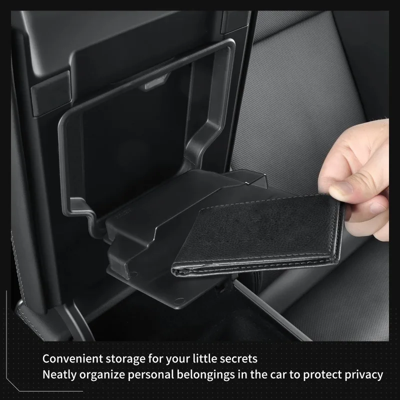 Versteckte Armlehnen-Aufbewahrungsbox Mittelkonsolen-Organizer für Tesla Model Y Juniper 2025-2026 Model 3 Highland 2025 – Detail 4