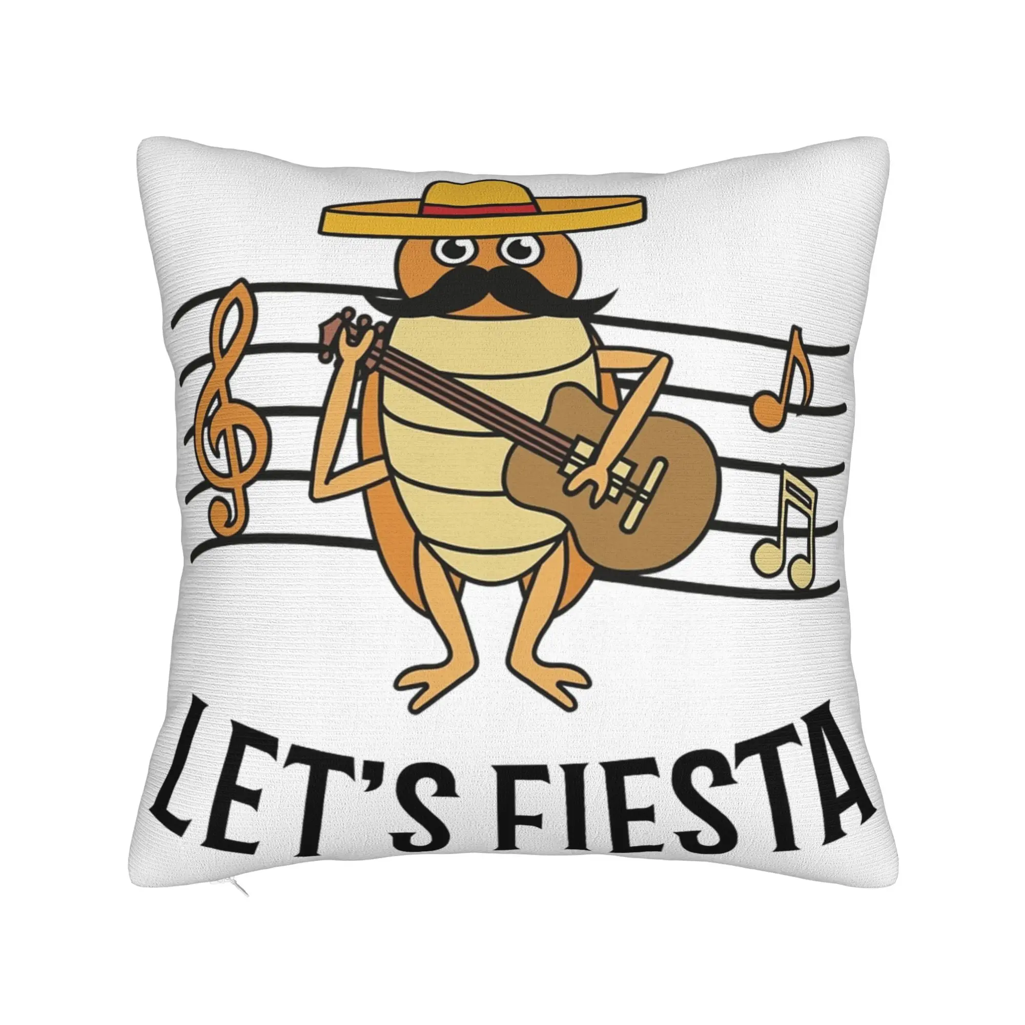 Let's Fiesta Cinco De Mayo  Pillow Cover Merch Printing Cushion Cover Decorations  Pillow Case Cover Bed Multi Size