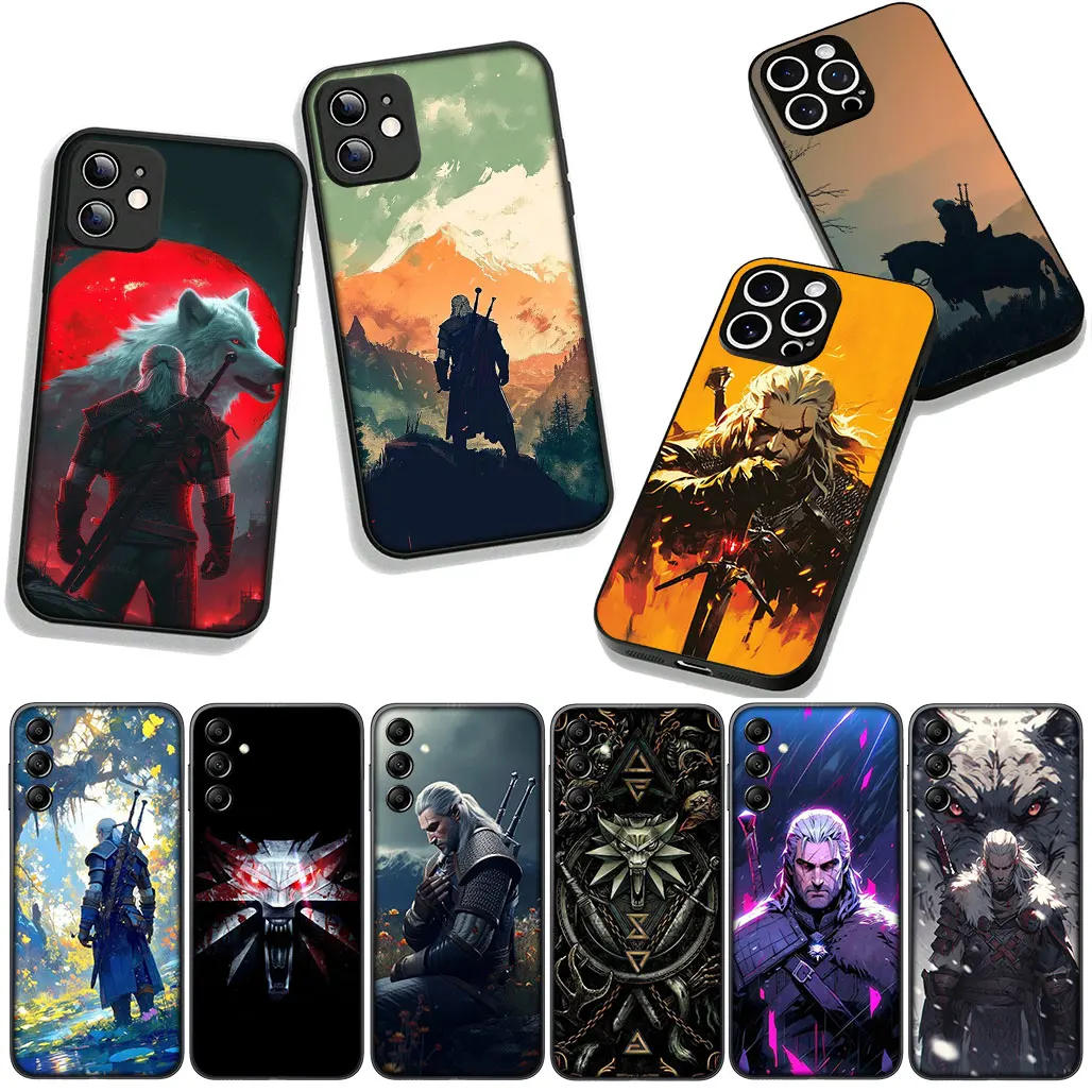 Игровой чехол для телефона W-Witchers для Xiaomi Redmi Note 14 12 13 ProPlus A4 A3 Pro Plus 12C 13C 14C 4G 5G A5 Soft Cover