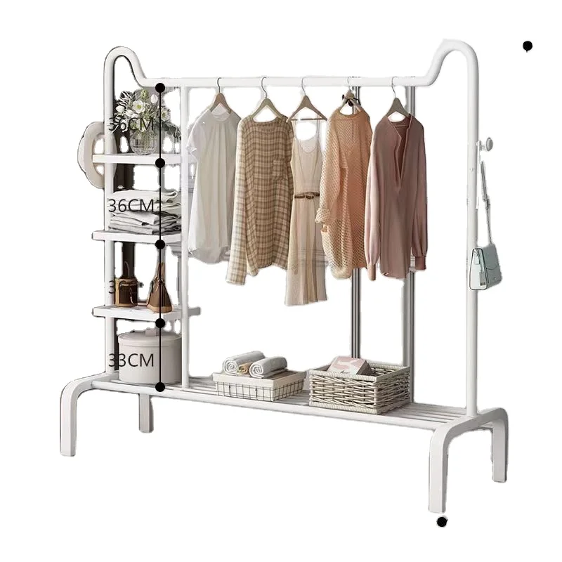 

Freestanding Cat-ear Hanging Bags, Hats, Jackets, Umbrellas, Multi-purpose Hangers, Metal Hangers with Wheels