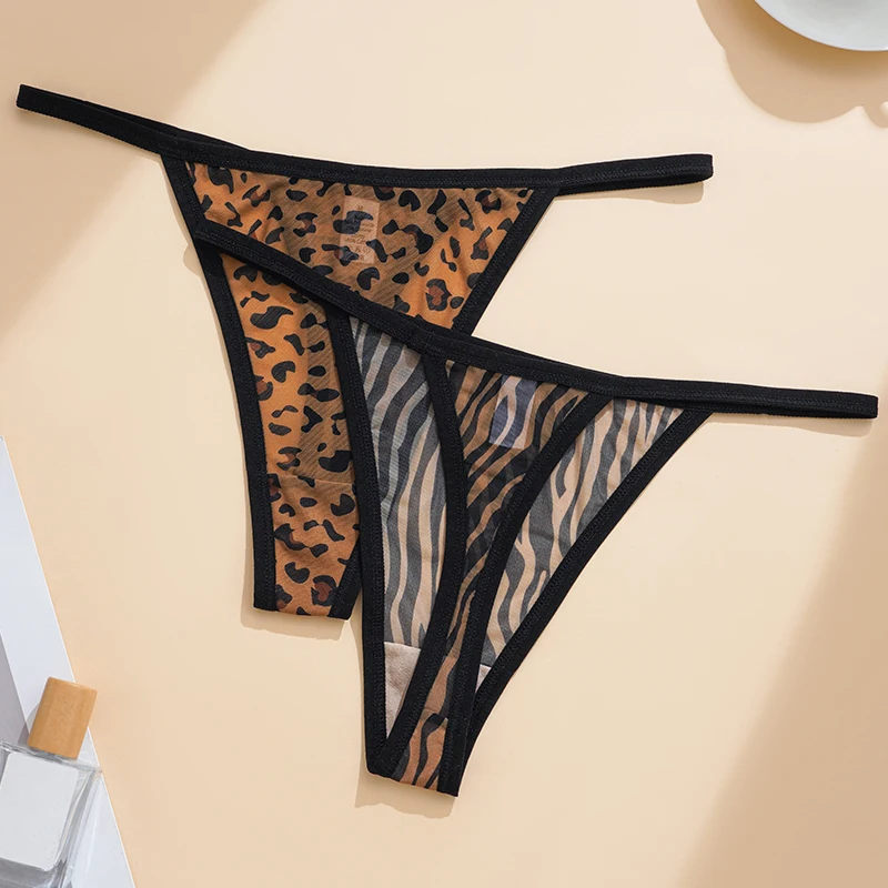 Leoparden-Sexy Nahtloser Tanga Damen-Slip G-String Unterwäsche Mädchen Intimwäsche Modische Damen-Slips Yoga-Lingerie Größe S-XL