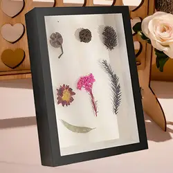 DIY Shadow Box Frame 5cm Inside Depth Wall and Tabletop Display Display Box for Pictures Artwork Tickets Keepsake Flower