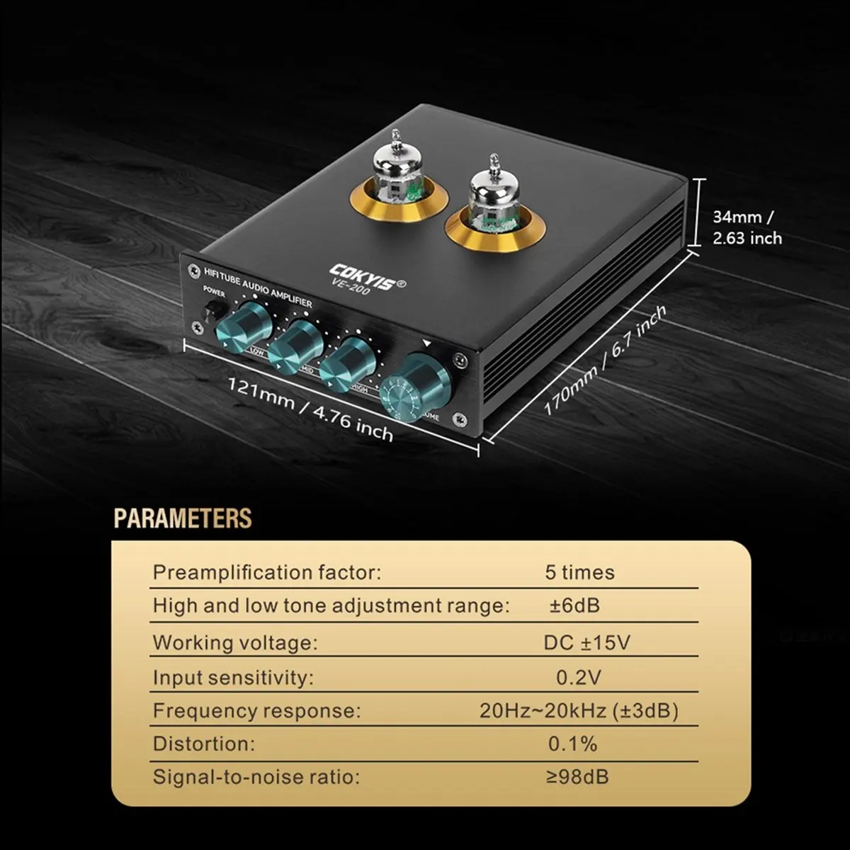 

(A23G) Hi-Fi ламповый аудиоусилитель JAN5654, буфер на вакуумных ламках, регулировка высоких частот, ламповый предусилитель, стереоприемник, вилка стандарта США