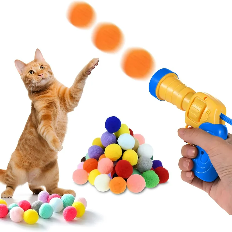 

Interactive, Vibrant, and Exciting Cat Toy Set for House Cats - Featuring Highly Elastic and Silent Design - Colorful Plush 30-P